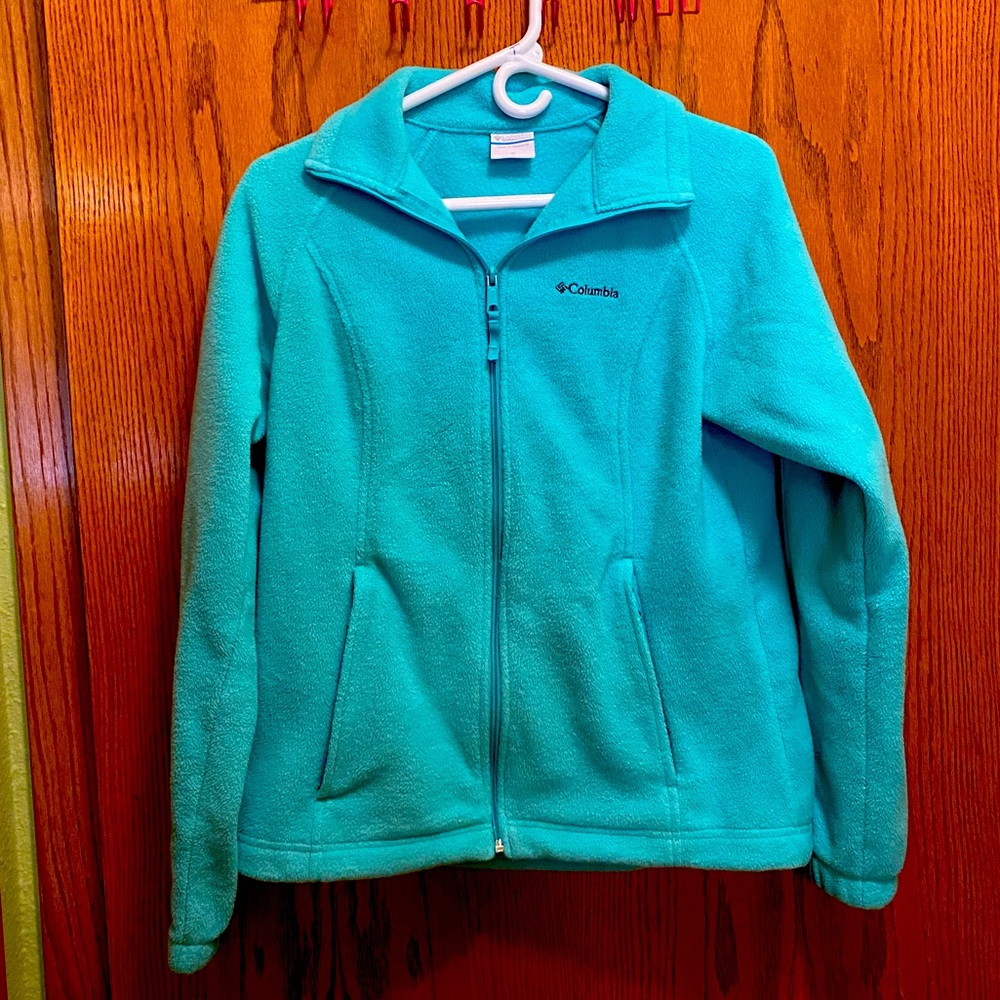 Mint Blue Columbia Fleece Jacket